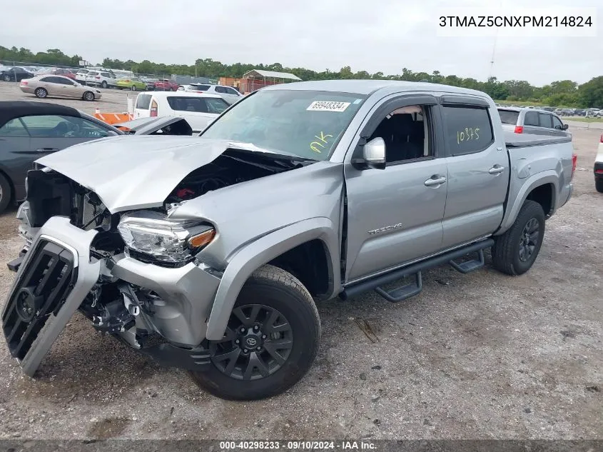 2023 Toyota Tacoma Double Cab/Sr5/Trd Sport/ VIN: 3TMAZ5CNXPM214824 Lot: 40298233