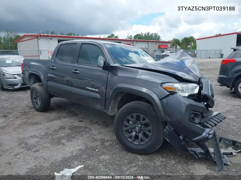 2023 Toyota Tacoma Sr5 V6 VIN: 3TYAZ5CN3PT039188 Lot: 40298844