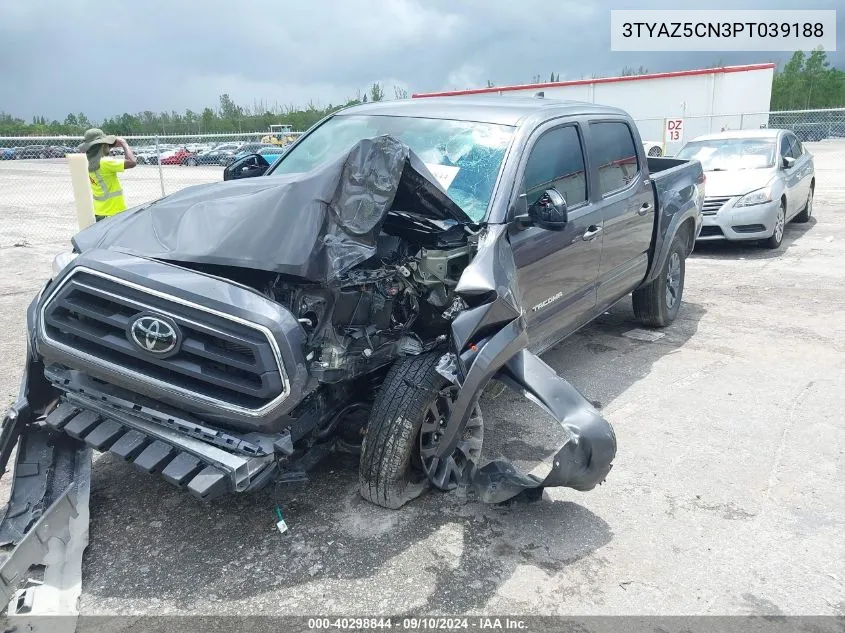 2023 Toyota Tacoma Sr5 V6 VIN: 3TYAZ5CN3PT039188 Lot: 40298844