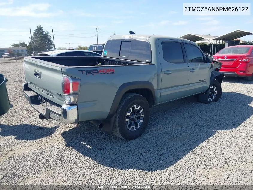 2023 Toyota Tacoma Trd Off Road VIN: 3TMCZ5AN6PM626122 Lot: 40300994