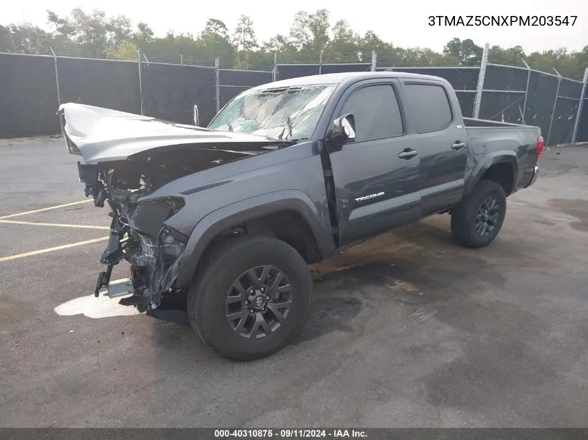 2023 Toyota Tacoma Double Cab/Sr5/Trd Sport/Trd Off Road VIN: 3TMAZ5CNXPM203547 Lot: 40310875