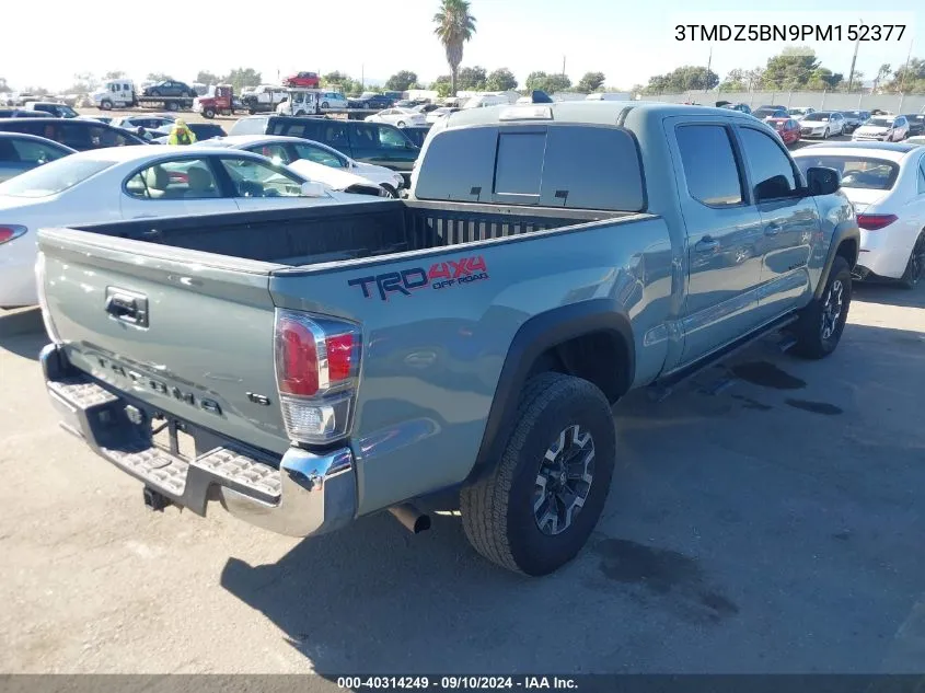 3TMDZ5BN9PM152377 2023 Toyota Tacoma Double Cab/Sr5/Trd Sport/