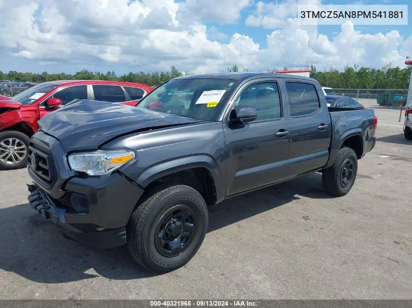 2023 Toyota Tacoma Sr V6 VIN: 3TMCZ5AN8PM541881 Lot: 40321965