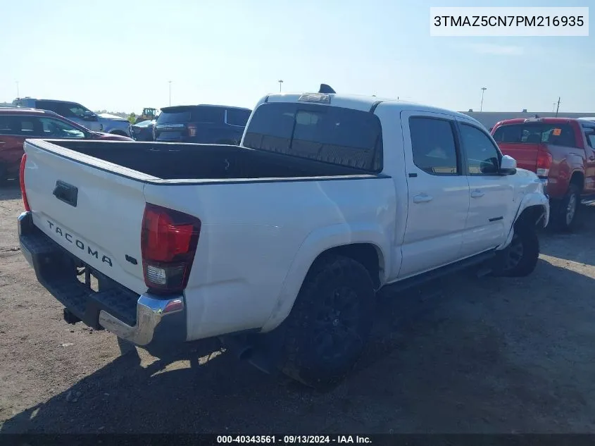 3TMAZ5CN7PM216935 2023 Toyota Tacoma Double Cab/Sr5/Trd Sport/Trd Off Road