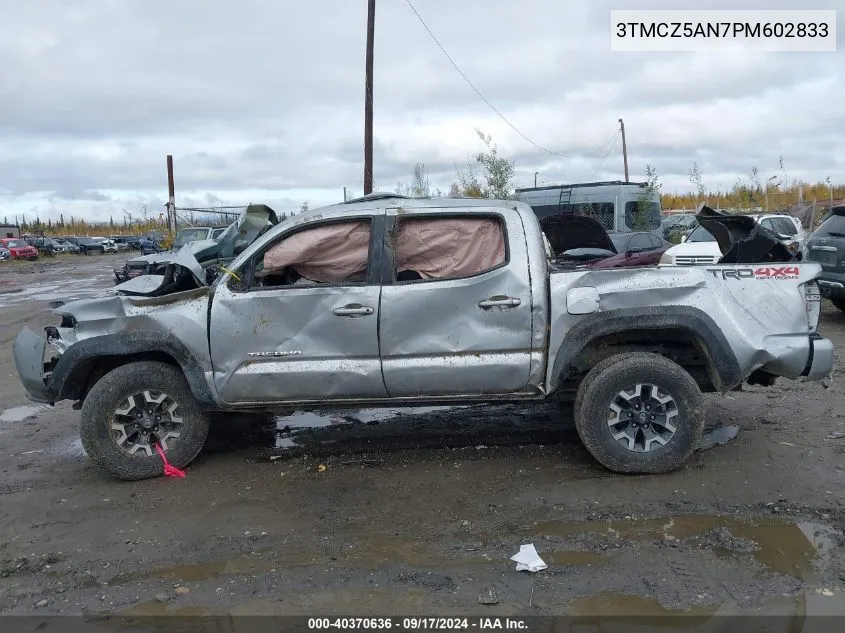 3TMCZ5AN7PM602833 2023 Toyota Tacoma Trd Off Road