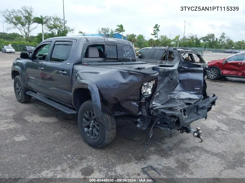 3TYCZ5AN1PT115339 2023 Toyota Tacoma Sr5 V6