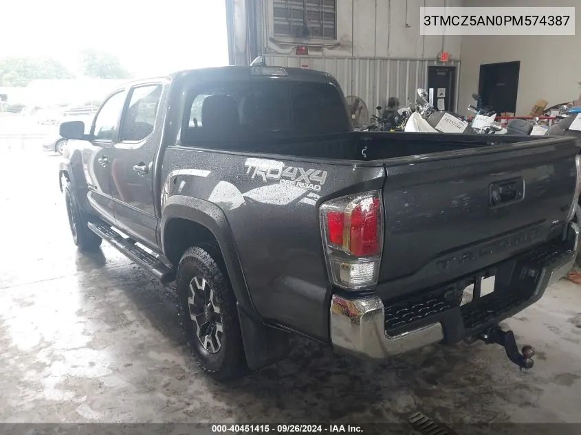 3TMCZ5AN0PM574387 2023 Toyota Tacoma Trd Off Road