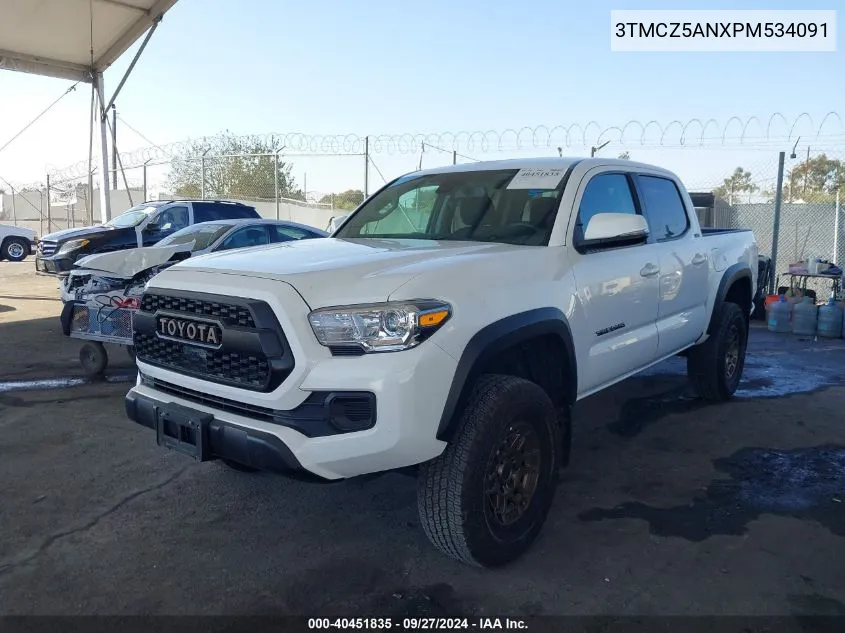 3TMCZ5ANXPM534091 2023 Toyota Tacoma Trail Edition