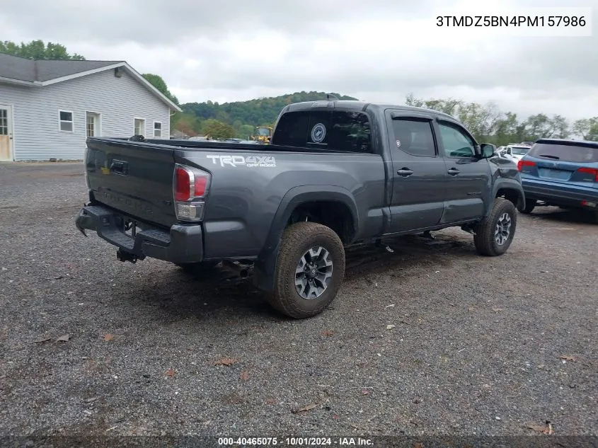 2023 Toyota Tacoma Trd Off Road VIN: 3TMDZ5BN4PM157986 Lot: 40465075