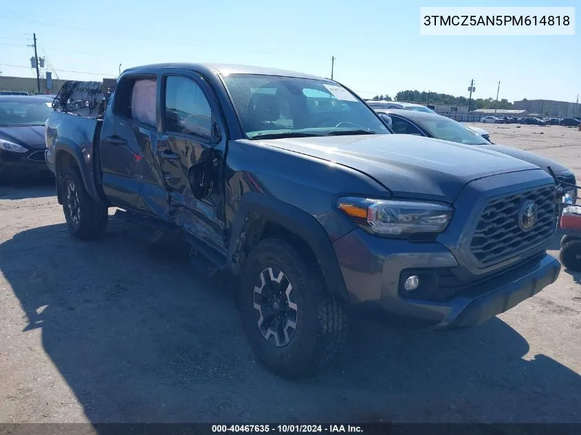 2023 Toyota Tacoma Trd Off Road VIN: 3TMCZ5AN5PM614818 Lot: 40467635