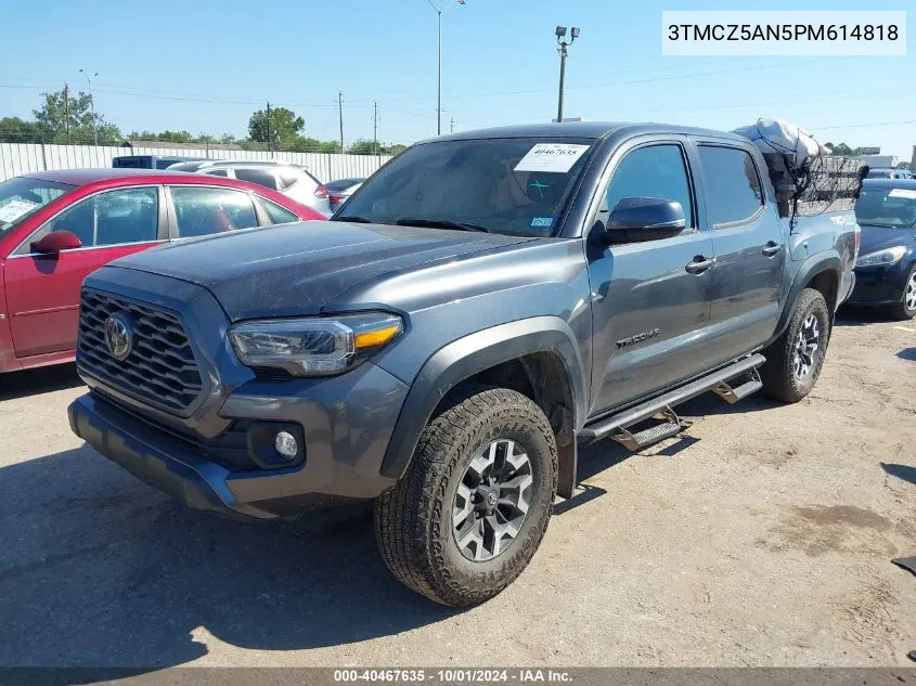 2023 Toyota Tacoma Trd Off Road VIN: 3TMCZ5AN5PM614818 Lot: 40467635