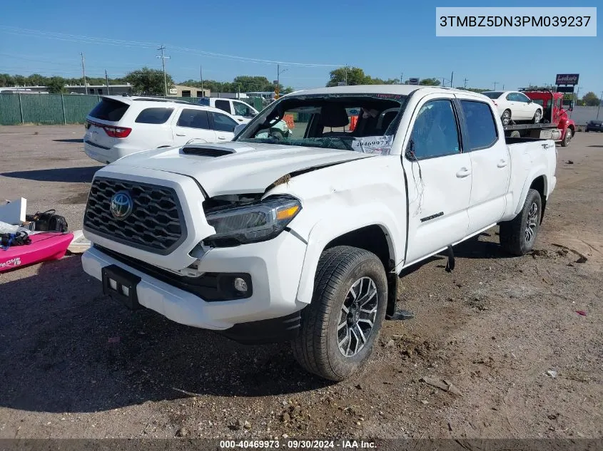 3TMBZ5DN3PM039237 2023 Toyota Tacoma Trd Sport