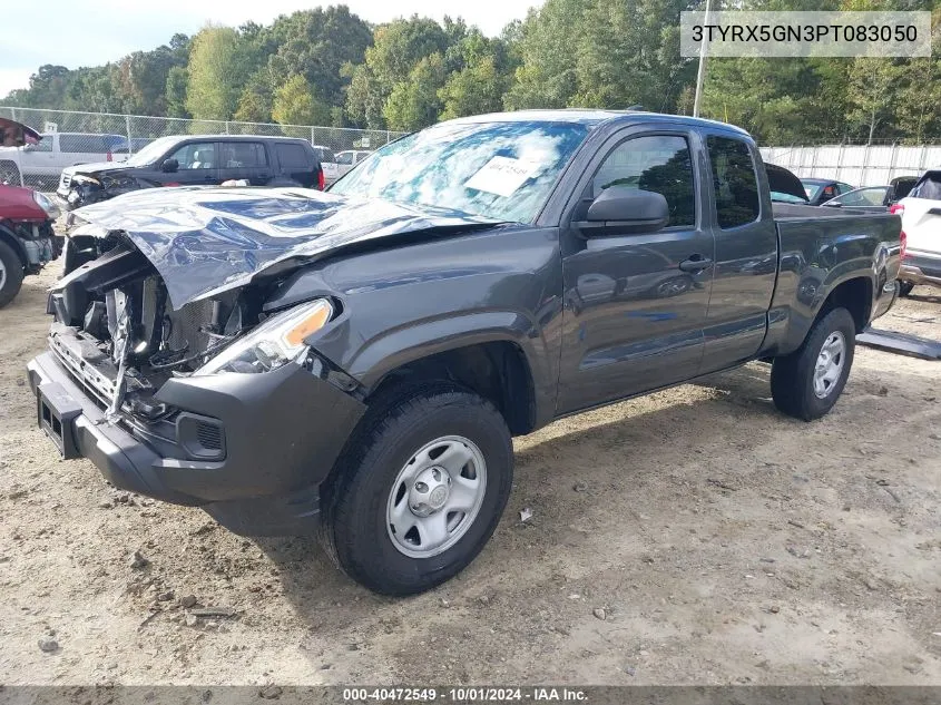 2023 Toyota Tacoma Sr VIN: 3TYRX5GN3PT083050 Lot: 40472549