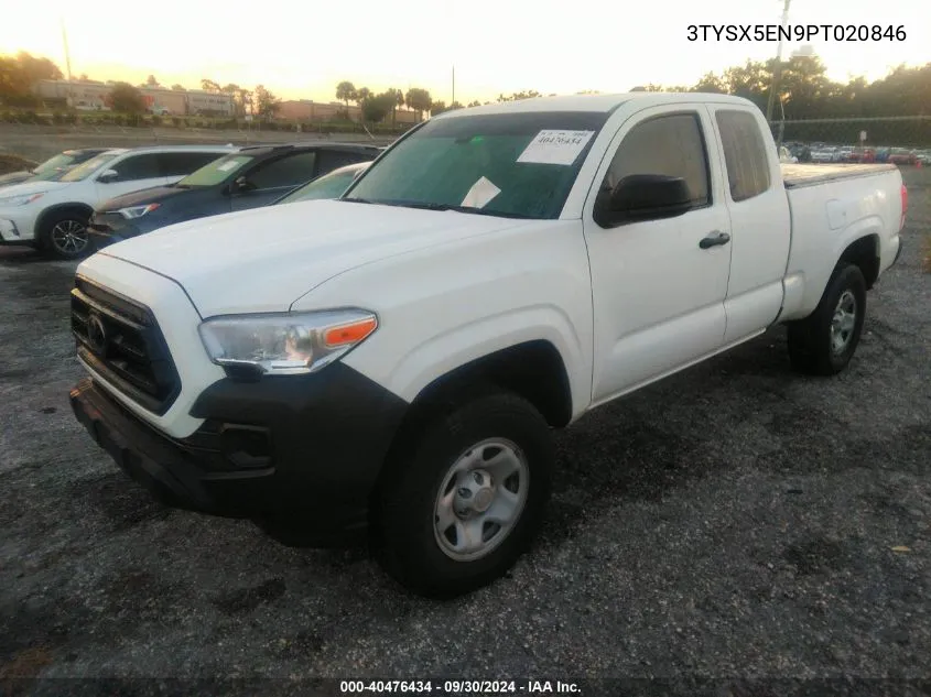 2023 Toyota Tacoma Access Cab/Sr/Sr5 VIN: 3TYSX5EN9PT020846 Lot: 40476434