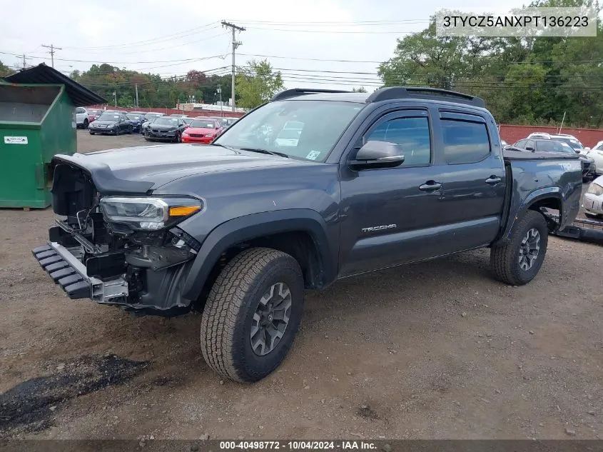 2023 Toyota Tacoma Trd Off Road VIN: 3TYCZ5ANXPT136223 Lot: 40498772