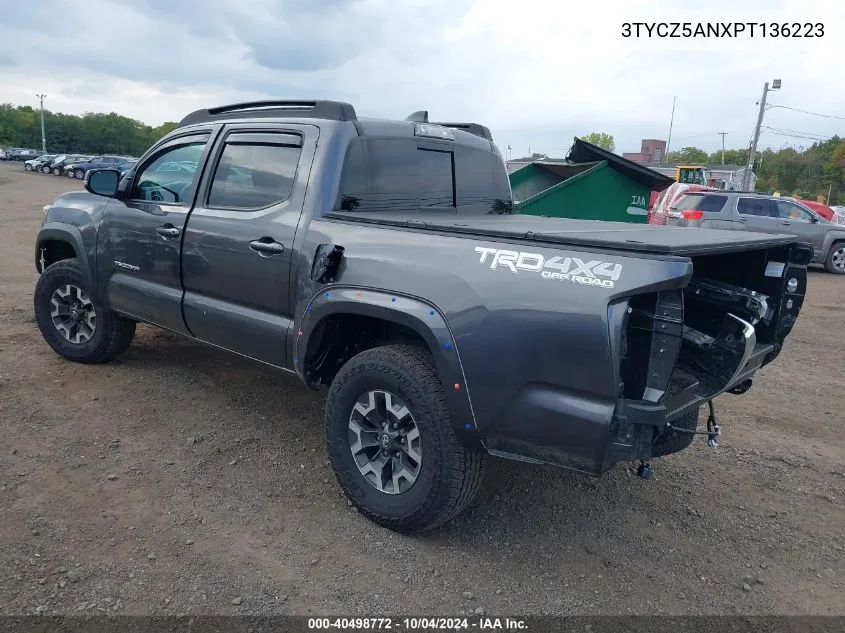 2023 Toyota Tacoma Trd Off Road VIN: 3TYCZ5ANXPT136223 Lot: 40498772