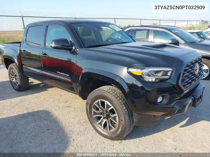 2023 Toyota Tacoma Double Cab/Sr5/Trd Sport/ VIN: 3TYAZ5CN0PT032909 Lot: 40500217