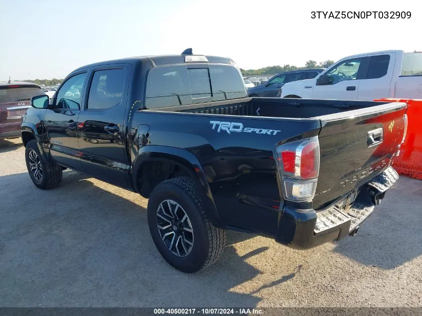 2023 Toyota Tacoma Double Cab/Sr5/Trd Sport/ VIN: 3TYAZ5CN0PT032909 Lot: 40500217