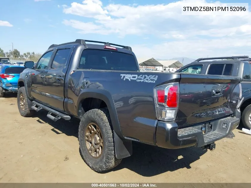 2023 Toyota Tacoma Trd Off Road VIN: 3TMDZ5BN1PM152096 Lot: 40501563