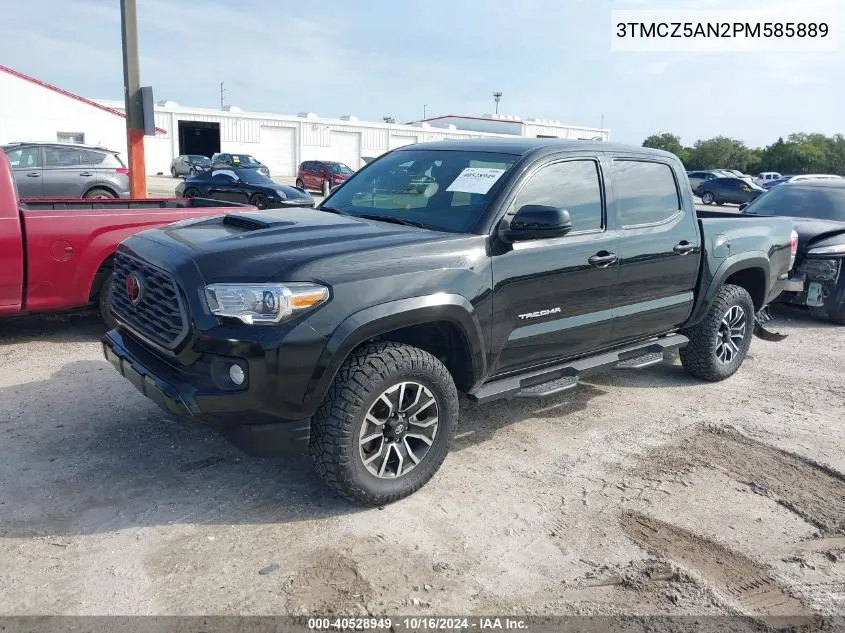 2023 Toyota Tacoma Trd Sport VIN: 3TMCZ5AN2PM585889 Lot: 40528949