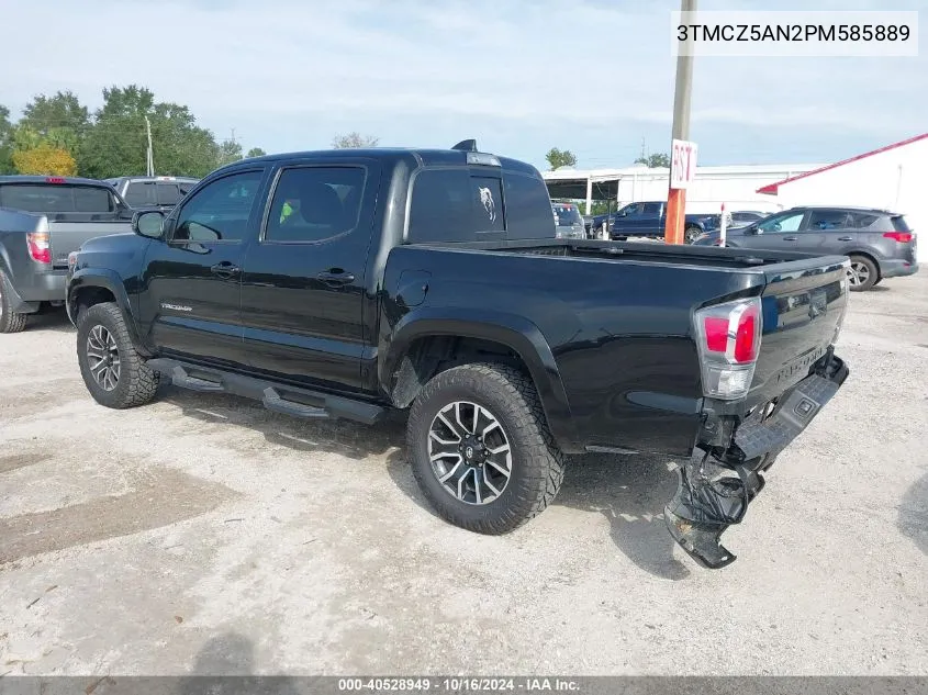 2023 Toyota Tacoma Trd Sport VIN: 3TMCZ5AN2PM585889 Lot: 40528949