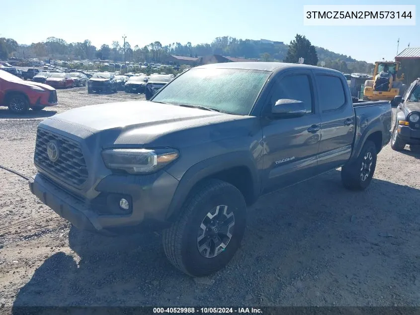 2023 Toyota Tacoma Double Cab/Sr/Sr5/Trail/Trd Sport/Trd Off Road/Trd Pro VIN: 3TMCZ5AN2PM573144 Lot: 40529988