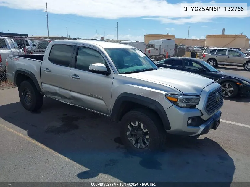 2023 Toyota Tacoma Sr V6/Sr5 V6/Trail Edition/Trd Off Road/Trd Pro/Trd Sport VIN: 3TYCZ5AN6PT132766 Lot: 40552774