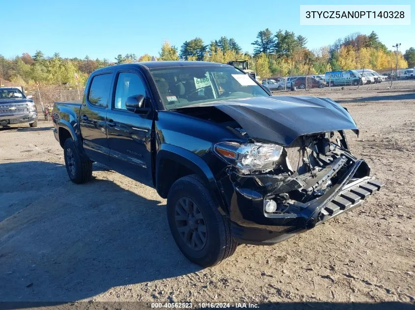 2023 Toyota Tacoma Sr5 V6 VIN: 3TYCZ5AN0PT140328 Lot: 40562523