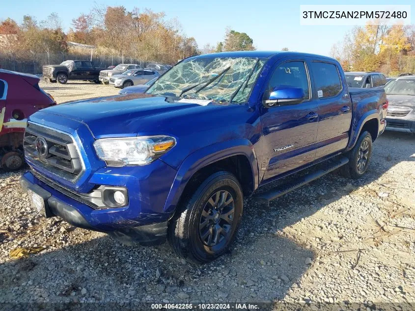 3TMCZ5AN2PM572480 2023 Toyota Tacoma Double Cab/Sr/Sr5/Trail/Trd Sport/Trd Off Road/Trd Pro