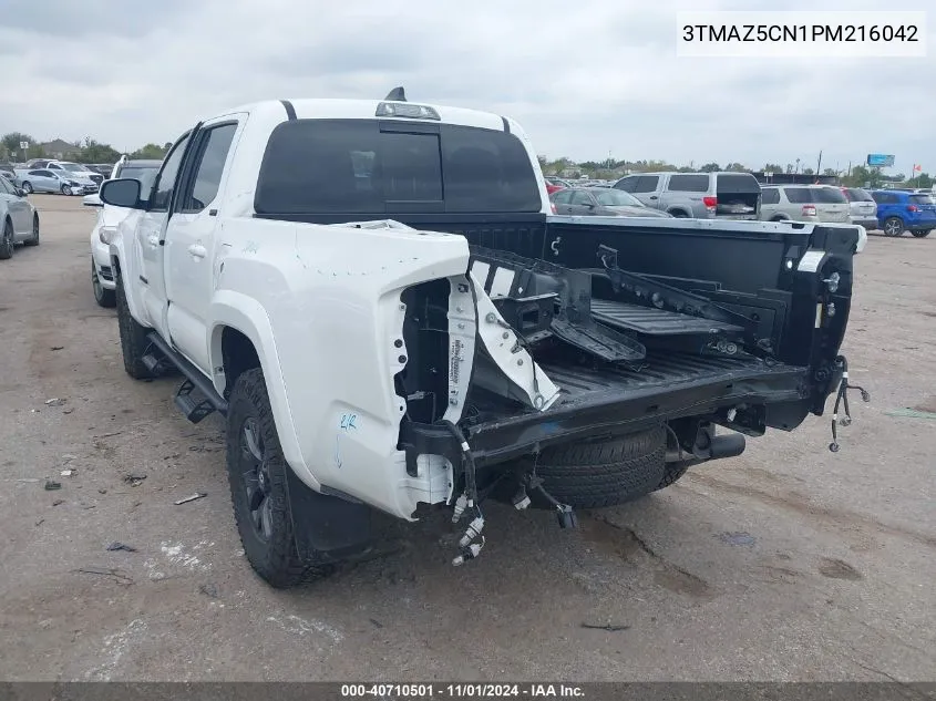 2023 Toyota Tacoma Sr5 V6 VIN: 3TMAZ5CN1PM216042 Lot: 40710501