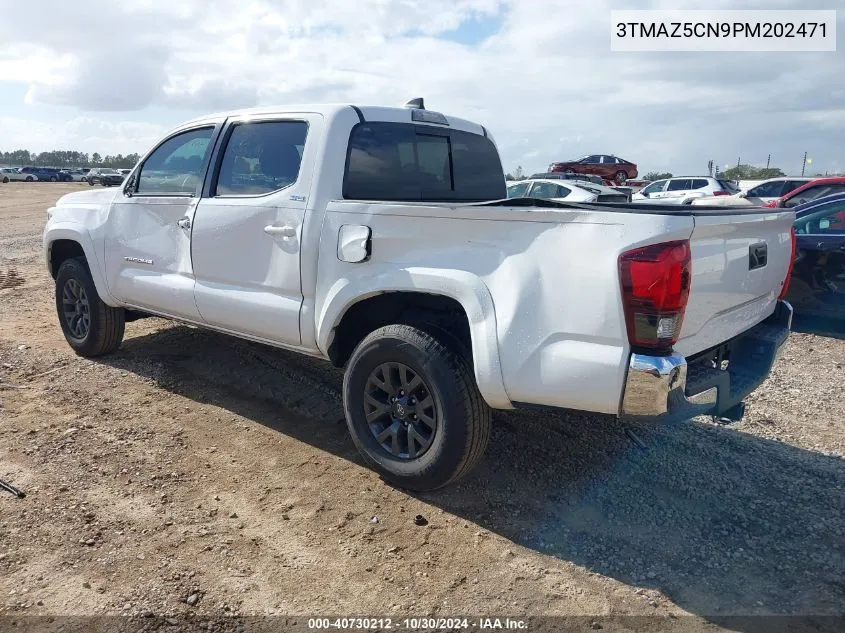 2023 Toyota Tacoma Sr5 V6 VIN: 3TMAZ5CN9PM202471 Lot: 40730212