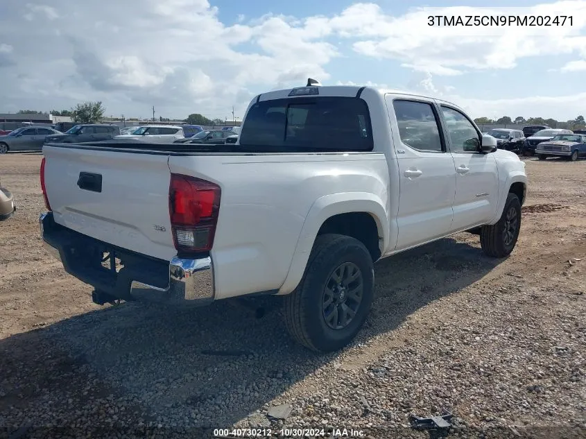 2023 Toyota Tacoma Sr5 V6 VIN: 3TMAZ5CN9PM202471 Lot: 40730212