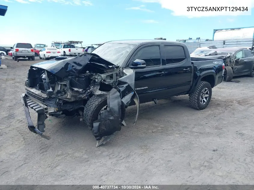 2023 Toyota Tacoma Sr V6/Sr5 V6/Trail Edition/Trd Off Road/Trd Pro/Trd Sport VIN: 3TYCZ5ANXPT129434 Lot: 40737734