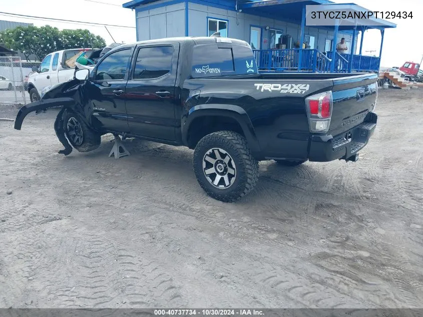 2023 Toyota Tacoma Sr V6/Sr5 V6/Trail Edition/Trd Off Road/Trd Pro/Trd Sport VIN: 3TYCZ5ANXPT129434 Lot: 40737734