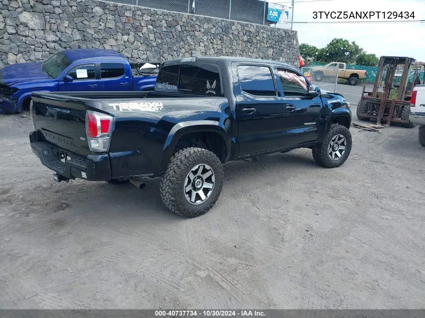 2023 Toyota Tacoma Sr V6/Sr5 V6/Trail Edition/Trd Off Road/Trd Pro/Trd Sport VIN: 3TYCZ5ANXPT129434 Lot: 40737734