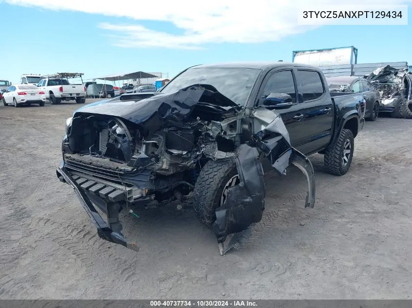 2023 Toyota Tacoma Sr V6/Sr5 V6/Trail Edition/Trd Off Road/Trd Pro/Trd Sport VIN: 3TYCZ5ANXPT129434 Lot: 40737734