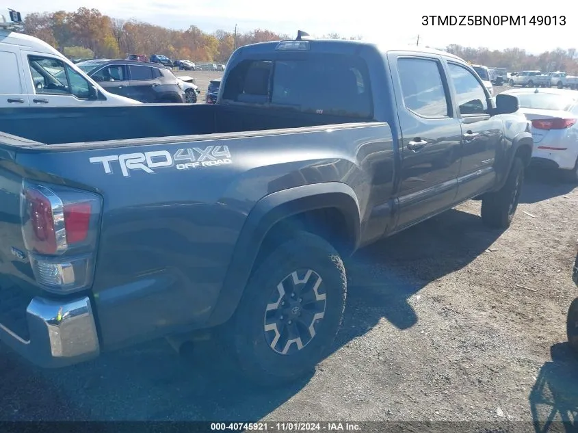 2023 Toyota Tacoma Trd Off Road VIN: 3TMDZ5BN0PM149013 Lot: 40745921