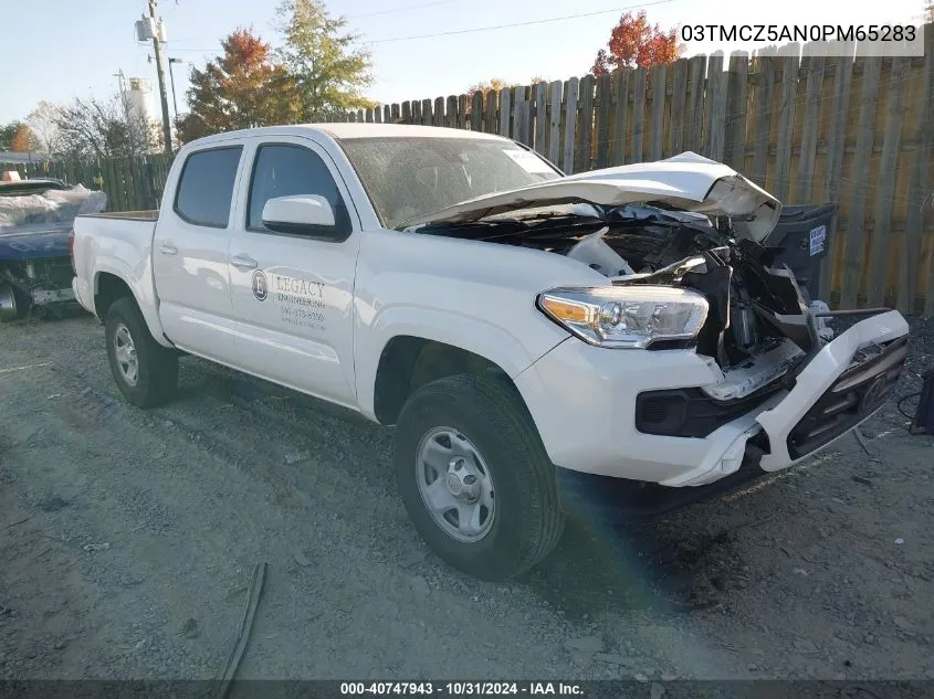 2023 Toyota Tacoma Trd Off Road VIN: 03TMCZ5AN0PM65283 Lot: 40747943