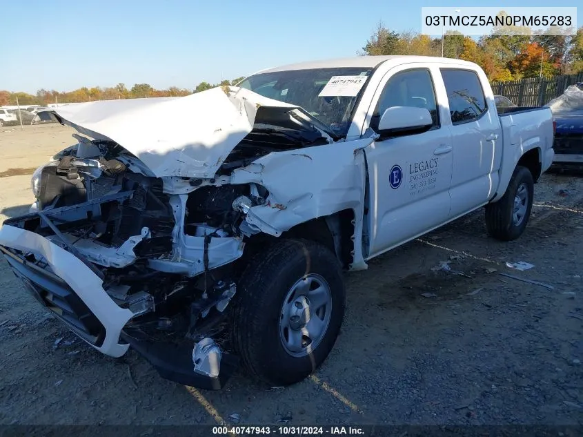 2023 Toyota Tacoma Trd Off Road VIN: 03TMCZ5AN0PM65283 Lot: 40747943