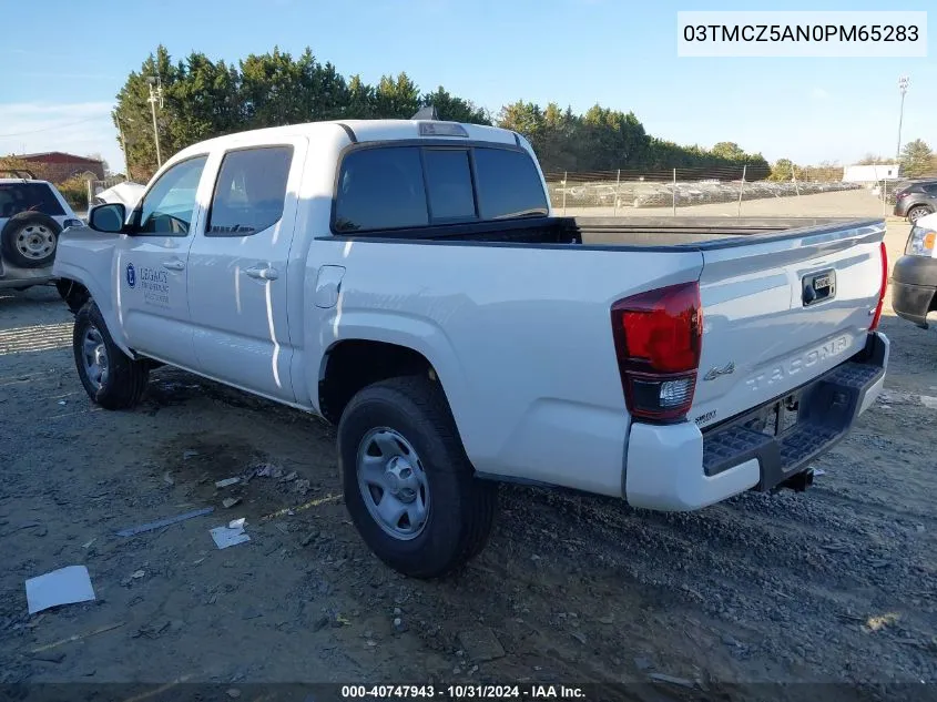 2023 Toyota Tacoma Trd Off Road VIN: 03TMCZ5AN0PM65283 Lot: 40747943