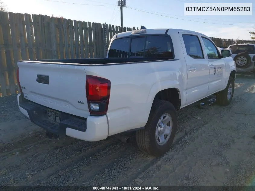 2023 Toyota Tacoma Trd Off Road VIN: 03TMCZ5AN0PM65283 Lot: 40747943