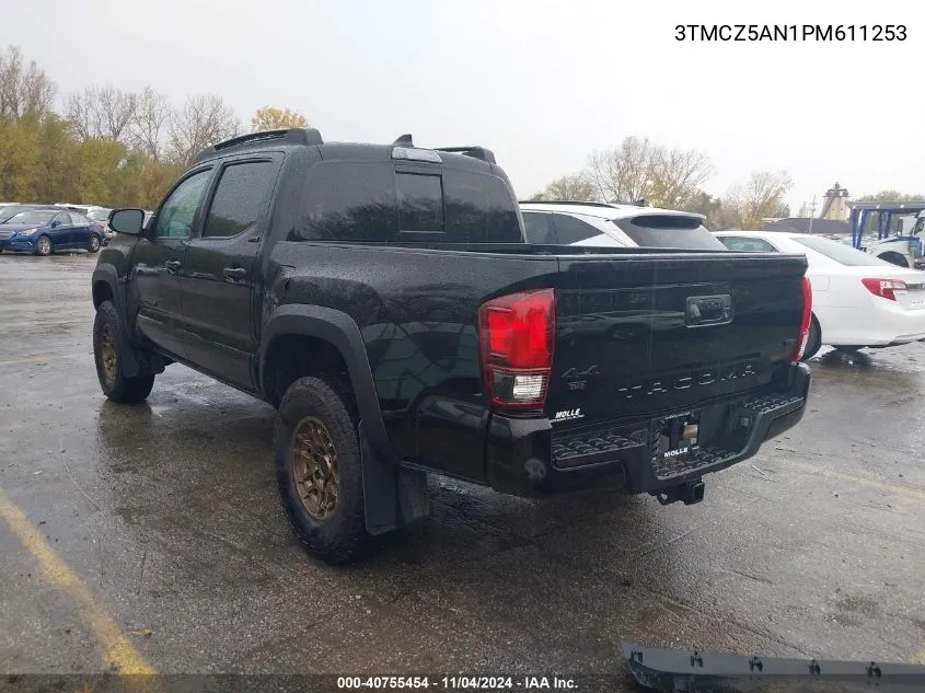 2023 Toyota Tacoma Trail Edition VIN: 3TMCZ5AN1PM611253 Lot: 40755454