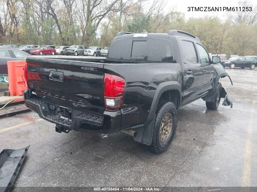 2023 Toyota Tacoma Trail Edition VIN: 3TMCZ5AN1PM611253 Lot: 40755454