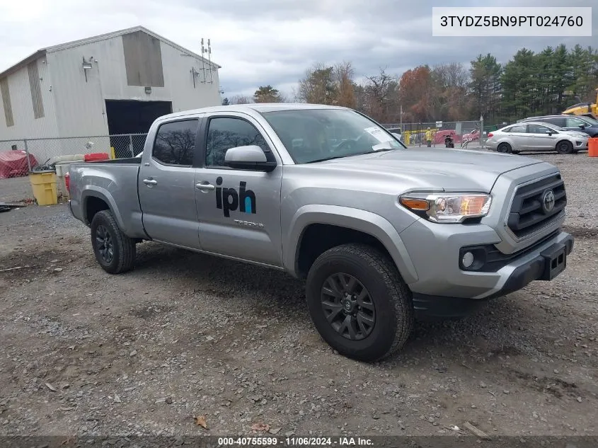 2023 Toyota Tacoma Sr5 V6 VIN: 3TYDZ5BN9PT024760 Lot: 40755599