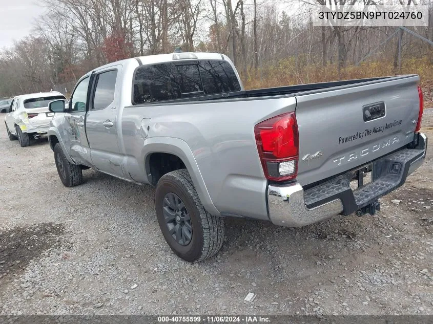 2023 Toyota Tacoma Sr5 V6 VIN: 3TYDZ5BN9PT024760 Lot: 40755599