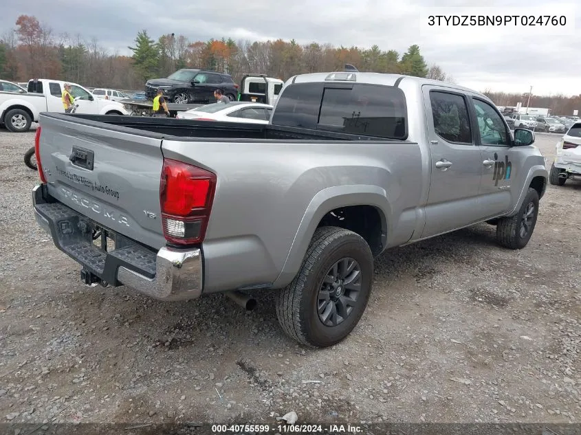 2023 Toyota Tacoma Sr5 V6 VIN: 3TYDZ5BN9PT024760 Lot: 40755599