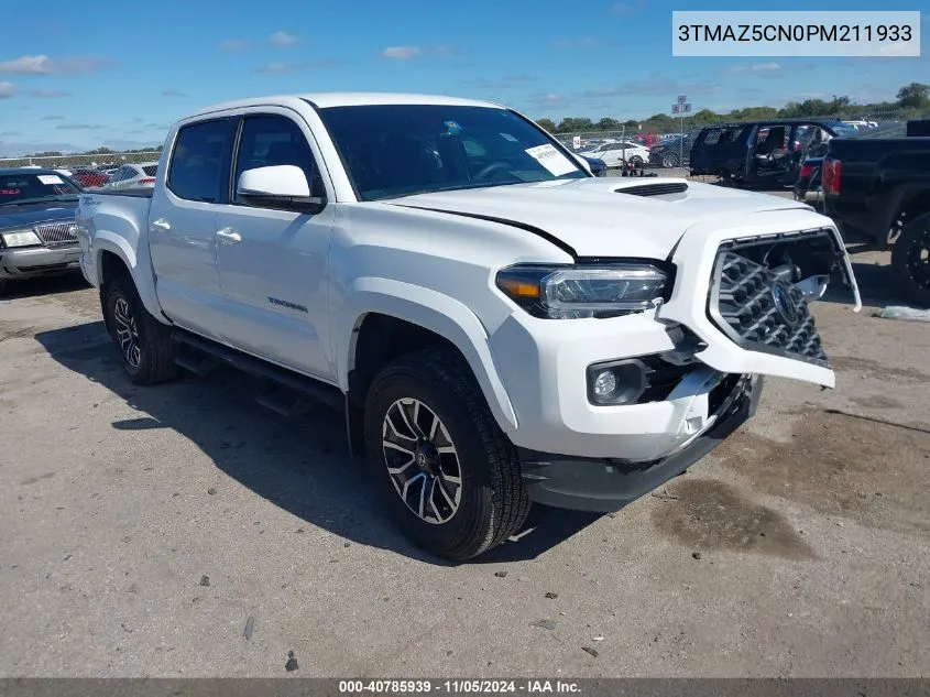 2023 Toyota Tacoma Trd Sport VIN: 3TMAZ5CN0PM211933 Lot: 40785939