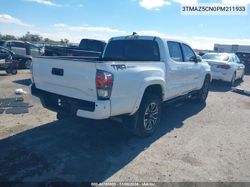 2023 Toyota Tacoma Trd Sport VIN: 3TMAZ5CN0PM211933 Lot: 40785939