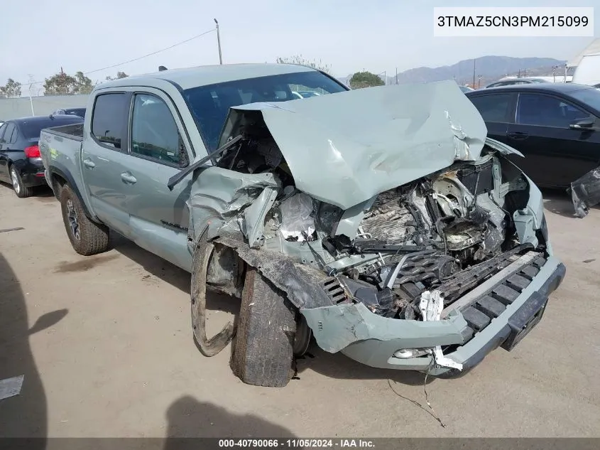 2023 Toyota Tacoma Trd Off Road VIN: 3TMAZ5CN3PM215099 Lot: 40790066