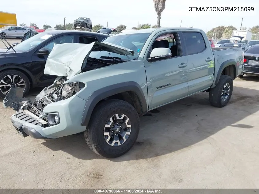 2023 Toyota Tacoma Trd Off Road VIN: 3TMAZ5CN3PM215099 Lot: 40790066